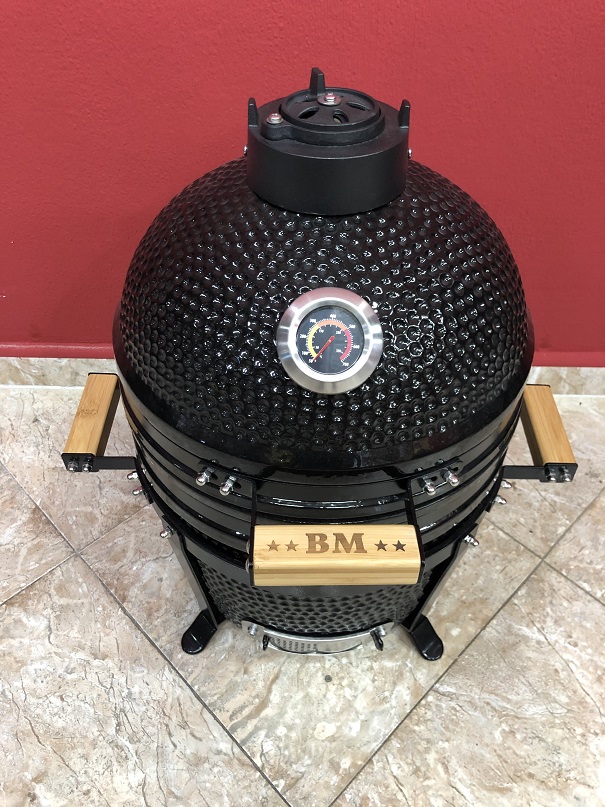 BM-15″   Ceramic Kamado Grill/Smoker (Black)